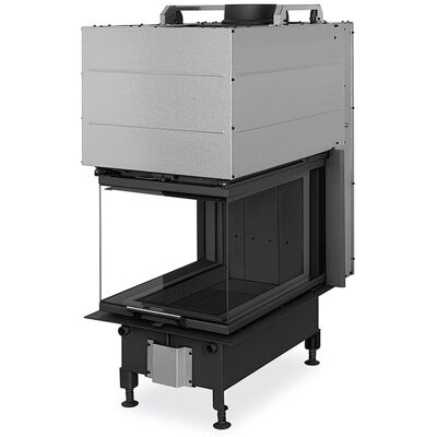 ROMOTOP Chimenea Leña Heat RD3G 69-47 Separador Ambientes. Negro / Gris ROMOTOP Chimenea Leña Heat RD3G 69-47 Separador Ambientes. Negro / Gris