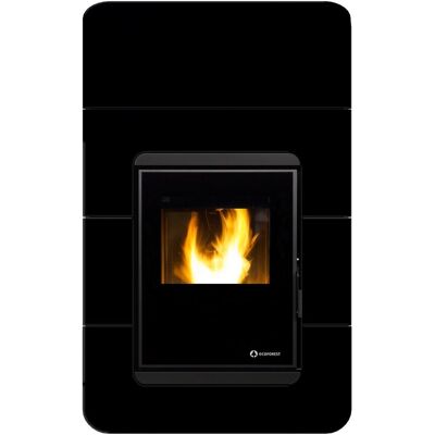 Ecoforest Estufa pellet insert canalizable Oslo 30Kw. Cristal negro Ecoforest Estufa pellet insert canalizable Oslo 30Kw. Cristal negro