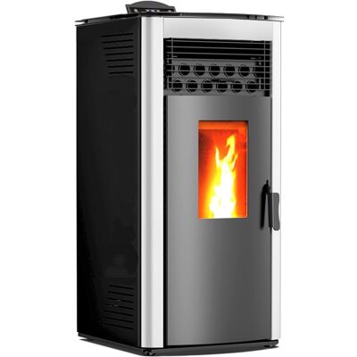 Eider Estufa de pellets canalizada 11.16 kW A++ multizona. Negro Eider Estufa de pellets canalizada 11.16 kW A++ multizona. Negro