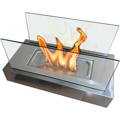 CLIMACITY Estufa bioalcohol Algeiros 750W Inox. Acero Inox CLIMACITY Estufa bioalcohol Algeiros 750W Inox. Acero Inox
