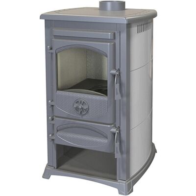 Eider Estufa Leña Fundición Grande 8,3 kW. Gris Eider Estufa Leña Fundición Grande 8,3 kW. Gris