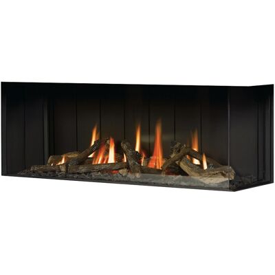 Hergom Hogar Gas Propano MG-120-38 Cristal Lateral Derecho. Madera Hergom Hogar Gas Propano MG-120-38 Cristal Lateral Derecho. Madera