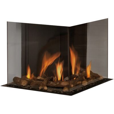 Hergom Hogar Gas Natural MG-50-24-45 CC 4 Caras. Cristal Hergom Hogar Gas Natural MG-50-24-45 CC 4 Caras. Cristal