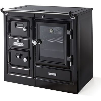 Hergom Cocina de Leña Saja 7-90 Vitro Cromo. Negro / Cromo Hergom Cocina de Leña Saja 7-90 Vitro Cromo. Negro / Cromo