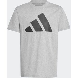 Camiseta deportiva gris y negra para niños adidas Camiseta deportiva gris y negra para niños adidas