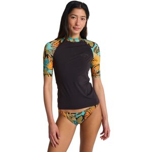 Billabong Camiseta de surf de mujer Tropic Surf Print . (XS) Negro Billabong Camiseta de surf de mujer Tropic Surf Print . (XS) Negro