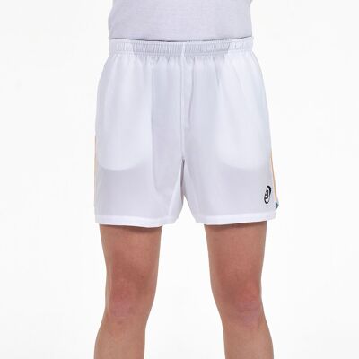 Bullpadel Pantalón corto Poliester de Hombre Castiel . (XL) Blanco Bullpadel Pantalón corto Poliester de Hombre Castiel . (XL) Blanco