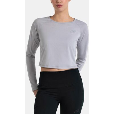 Bullpadel Camiseta de M-Larga de Mujer Almo . (044) Gris Bullpadel Camiseta de M-Larga de Mujer Almo . (044) Gris