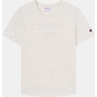 Champion Camiseta de manga corta de mujer SS Tee . (M) Gris Champion Camiseta de manga corta de mujer SS Tee . (M) Gris