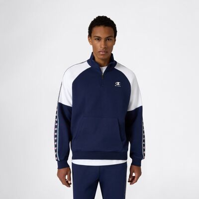 Champion Sudadera de hombre Half Zip Sweatshirt . (XL) Azul Champion Sudadera de hombre Half Zip Sweatshirt . (XL) Azul