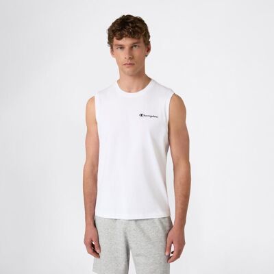 Champion Camiseta sin mangas de hombre SL Tee . (XL) Blanco Champion Camiseta sin mangas de hombre SL Tee . (XL) Blanco