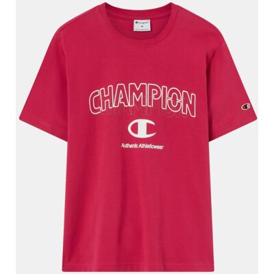 Champion Camiseta de manga corta de hombre SS Tee . (M) Rosa Champion Camiseta de manga corta de hombre SS Tee . (M) Rosa