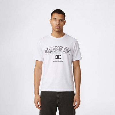 Champion Camiseta de manga corta de hombre SS Tee . Blanco Champion Camiseta de manga corta de hombre SS Tee . Blanco