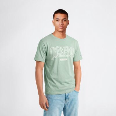 Champion Camiseta de manga corta de hombre SS Tee . (M) Verde Champion Camiseta de manga corta de hombre SS Tee . (M) Verde