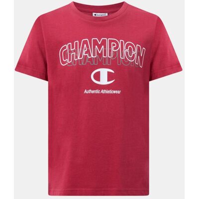 Champion Camiseta de manga corta de niño SS Tee . (8 años) Rojo Champion Camiseta de manga corta de niño SS Tee . (8 años) Rojo
