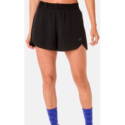 ASICS Pantalón corto de mujer Metarun Split Shorts . (L) Negros ASICS Pantalón corto de mujer Metarun Split Shorts . (L) Negros