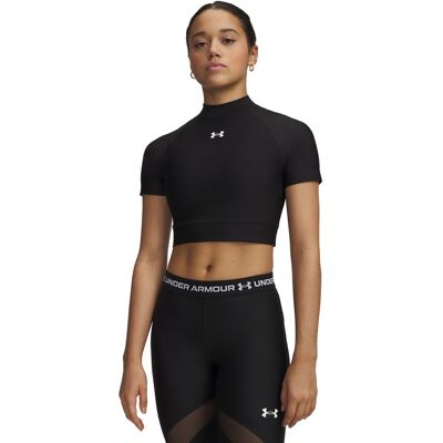 Under Armour Camisetas de Mujer Training HeatGear Crop Mock SS . (L) Negro Under Armour Camisetas de Mujer Training HeatGear Crop Mock SS . (L) Negro