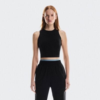 On Camiseta de mujer Studio Crop . (XS) Negro On Camiseta de mujer Studio Crop . (XS) Negro
