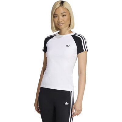 Adidas Camiseta de mujer Adicolor Originals. (L) Blanco Adidas Camiseta de mujer Adicolor Originals. (L) Blanco