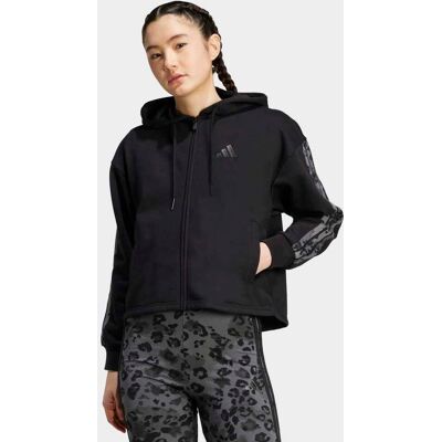Adidas Sudadera de mujer Animal Print 3 bandas . (XS) Negro Adidas Sudadera de mujer Animal Print 3 bandas . (XS) Negro