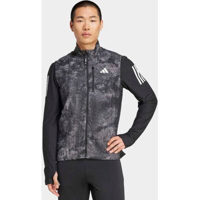 Adidas Chaleco cortavientos de hombre Own The Run Spray Dye . (M) Gris Adidas Chaleco cortavientos de hombre Own The Run Spray Dye . (M) Gris