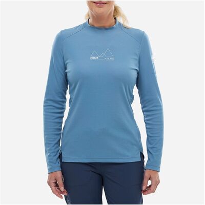 Millet Camiseta de Mujer KAMET TS LS W . (XS) Azul Millet Camiseta de Mujer KAMET TS LS W . (XS) Azul