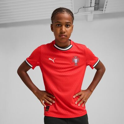Puma Camiseta de Niños 1ª Equipación Portugal FPF . (9-10 años) Rojo Puma Camiseta de Niños 1ª Equipación Portugal FPF . (9-10 años) Rojo