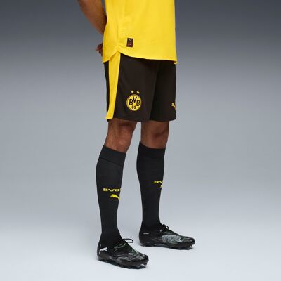 Puma Pantalón Corto de Hombre BVB Shorts Replica w- blocking . (L) Negro Puma Pantalón Corto de Hombre BVB Shorts Replica w- blocking . (L) Negro