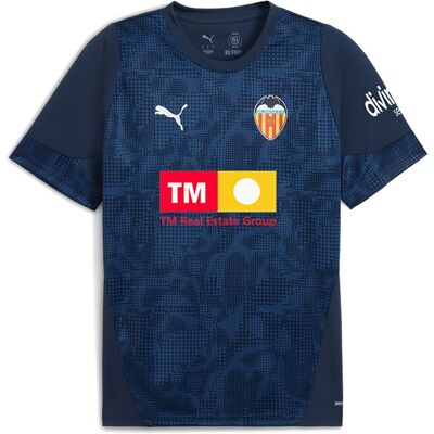 Puma Camiseta de fútbol de Hombre VCF Training Jersey Jr (S) . (8-9 años) Azul Puma Camiseta de fútbol de Hombre VCF Training Jersey Jr (S) . (8-9 años) Azul