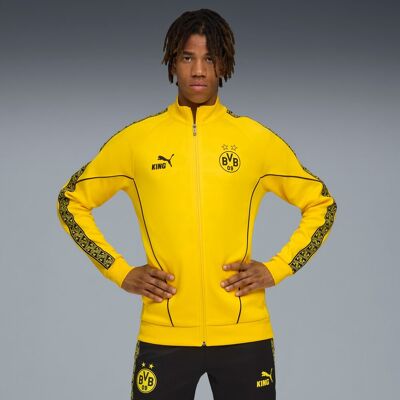 Puma Chaqueta de Hombre BVB KING Anthem Jacket . (M) Amarillo Puma Chaqueta de Hombre BVB KING Anthem Jacket . (M) Amarillo