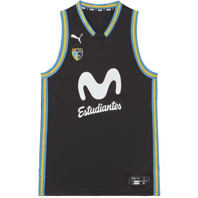 Puma Camiseta de fútbol de Hombre Estudiantes Away Jersey Jr . (13-14 años) Negro Puma Camiseta de fútbol de Hombre Estudiantes Away Jersey Jr . (13-14 años) Negro