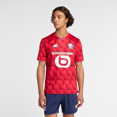 New Balance Camiseta de hombre 1ª equipación LOSC 2025-2026 Réplica . (M) Rojo New Balance Camiseta de hombre 1ª equipación LOSC 2025-2026 Réplica . (M) Rojo