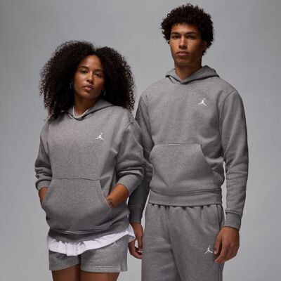 Nike Jordan Sudadera Brooklyn Gris - Forro polar - Mezcla de algodón Nike Jordan Sudadera Brooklyn Gris - Forro polar - Mezcla de algodón