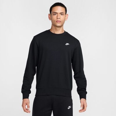 Nike Sudadera de casual de hombre Club Men's French Terry Crew . (XL) Negro Nike Sudadera de casual de hombre Club Men's French Terry Crew . (XL) Negro