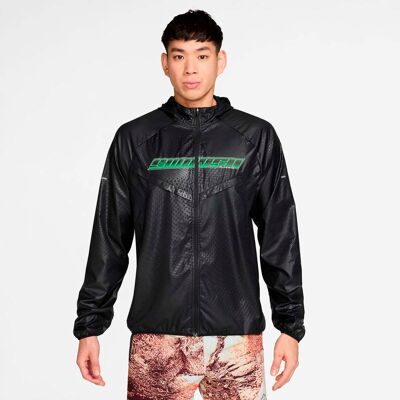 Nike Chaqueta cortavientos de hombre M Nk Uv Rpl Stride Unstp Jkt . Negro Nike Chaqueta cortavientos de hombre M Nk Uv Rpl Stride Unstp Jkt . Negro