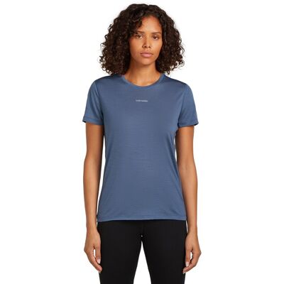 Icebreaker Camiseta Outdoor Mujer 125 Cool-Lite . (XS) Gris / Azul Icebreaker Camiseta Outdoor Mujer 125 Cool-Lite . (XS) Gris / Azul