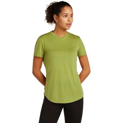 Icebreaker Camiseta Mujer W Mer 125 Cool-Lite Sphere III SS Tee . (XS) Verde Icebreaker Camiseta Mujer W Mer 125 Cool-Lite Sphere III SS Tee . (XS) Verde
