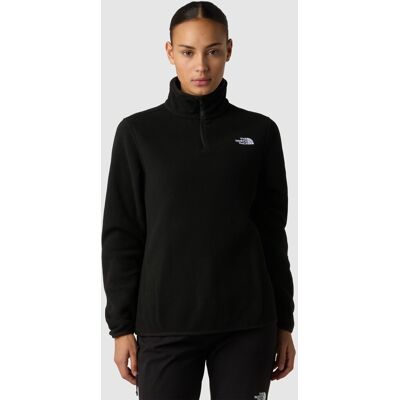 The North Face Forro polar con cremallera de 1-4 de mujer Glacier . (XS) Negro The North Face Forro polar con cremallera de 1-4 de mujer Glacier . (XS) Negro