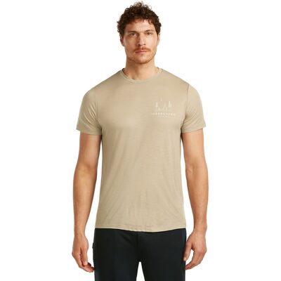 Icebreaker Camiseta Outdoor Hombre 150 Tech Lite . (S) Beige Icebreaker Camiseta Outdoor Hombre 150 Tech Lite . (S) Beige