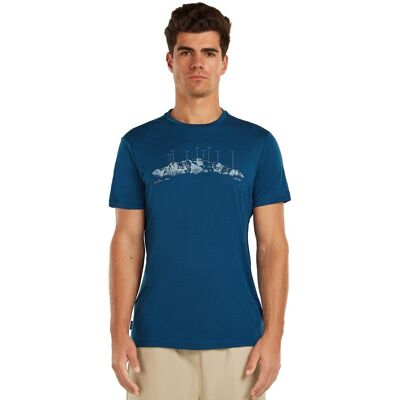 Icebreaker Camiseta Outdoor Hombre 150 Tech Lite . (M) Azul oscuro Icebreaker Camiseta Outdoor Hombre 150 Tech Lite . (M) Azul oscuro