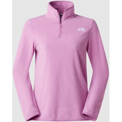 The North Face Forro polar con cremallera de 1-4 de mujer Glacier . (XL) Rosa pastel The North Face Forro polar con cremallera de 1-4 de mujer Glacier . (XL) Rosa pastel
