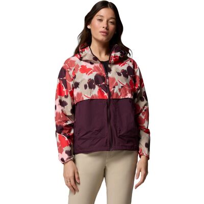 Columbia Chaqueta cortavientos de mujer Spire Valley™ Printed . (M) Rojo Columbia Chaqueta cortavientos de mujer Spire Valley™ Printed . (M) Rojo