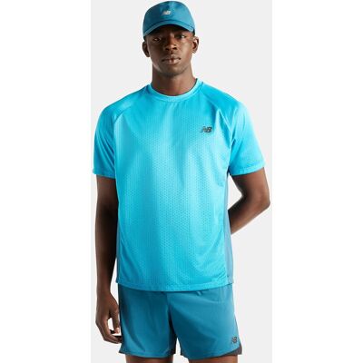 New Balance Camiseta running de hombre Viz-Tech Run . (L) Azul New Balance Camiseta running de hombre Viz-Tech Run . (L) Azul
