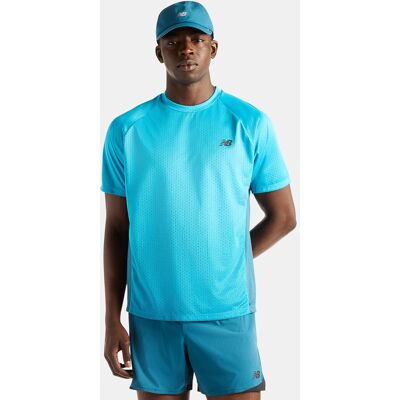 New Balance Camiseta running de hombre Viz-Tech Run . (M) Azul New Balance Camiseta running de hombre Viz-Tech Run . (M) Azul