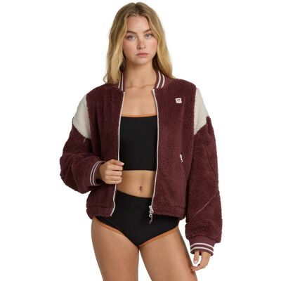 Billabong Forro polar de mujer Batter . (S) Morado Billabong Forro polar de mujer Batter . (S) Morado
