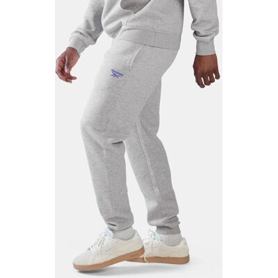 Reebok Pantalones de hombre ID 2 Colour Logo Fleece . (M) Gris Reebok Pantalones de hombre ID 2 Colour Logo Fleece . (M) Gris