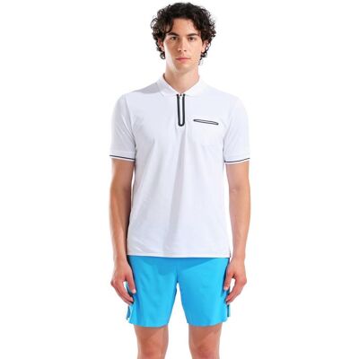 Arena Polo de hombre Tech Zip . (S) Blanco Arena Polo de hombre Tech Zip . (S) Blanco