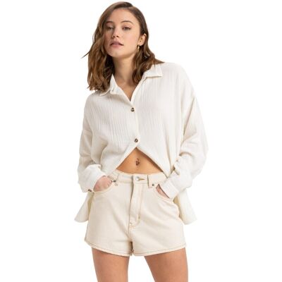 Roxy Short vaquero de mujer Chlo Natural . Amarillo Roxy Short vaquero de mujer Chlo Natural . Amarillo