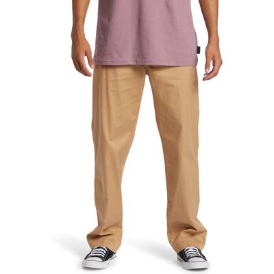 Quiksilver Pantalón chino para hombre Everyday Union . (XS-S) Marrón Quiksilver Pantalón chino para hombre Everyday Union . (XS-S) Marrón