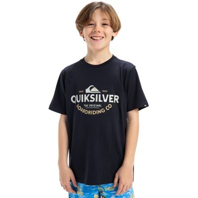 Camiseta Quiksilver Typed Out azul marino manga corta - Camiseta Camiseta Quiksilver Typed Out azul marino manga corta - Camiseta